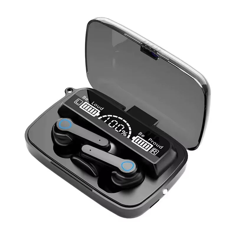 M19 Bluetooth Headset Wireless Tws Gaming Support Noise-Cancelling Touch In-Ear Mini Emergency Power Bank Headset
