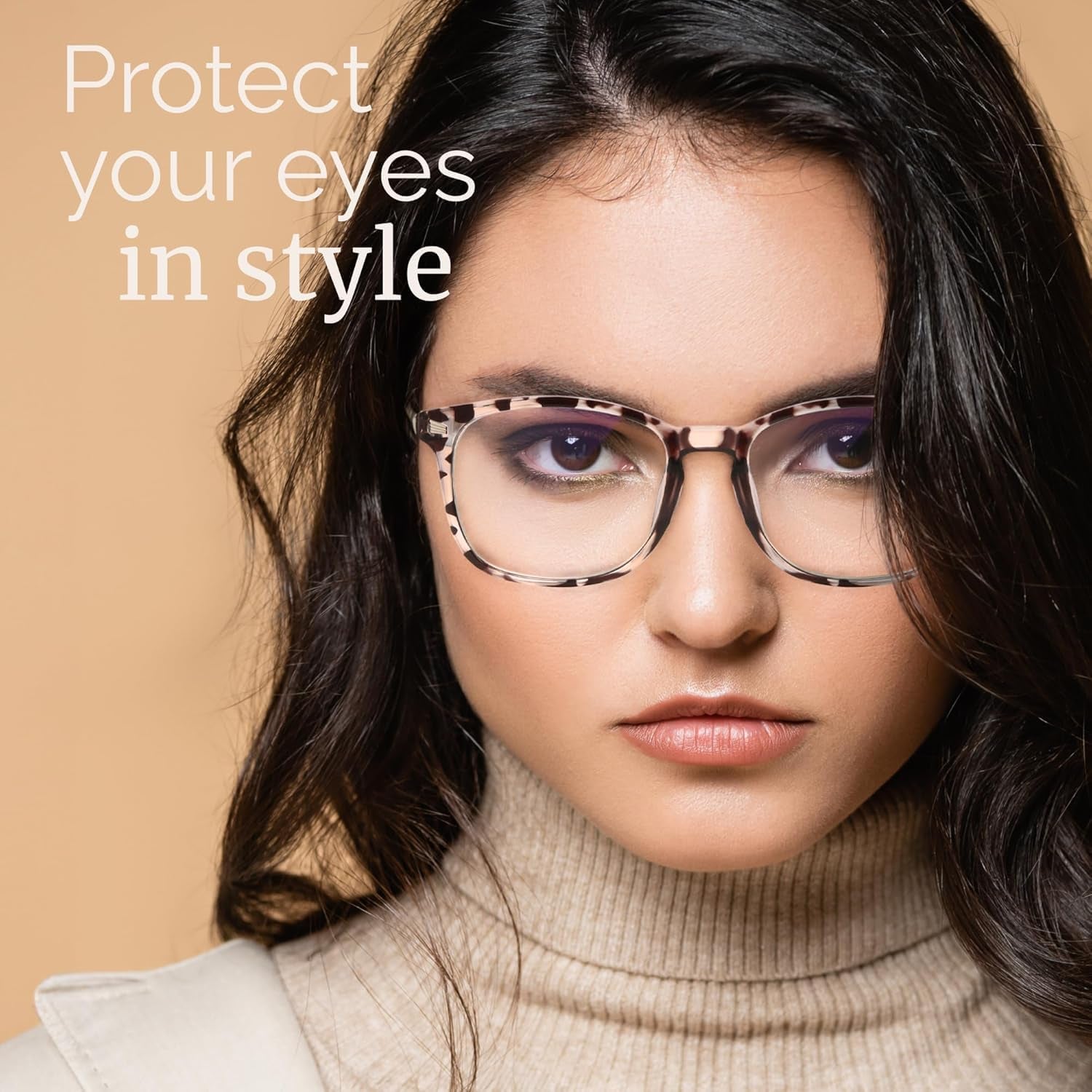 Blue Light Blocking Glasses for Computer Gaming, Fashion Fake Helps Reduce Screen Fatigue Eyeglasses for Women Men