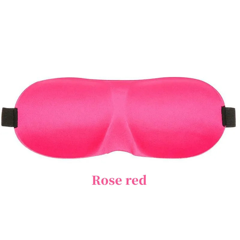 3D Sleep Mask Eyepatch Natural Block Out Light Eyeshade Cover Shade Eye Patch Women Men Soft Portable Blindfold Travel Eye Mask