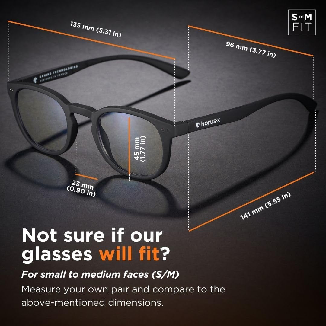 • round Blue Light Glasses Men and Women | Computer Glasses for Screens Anti-Fatigue & Eyestrain Relief