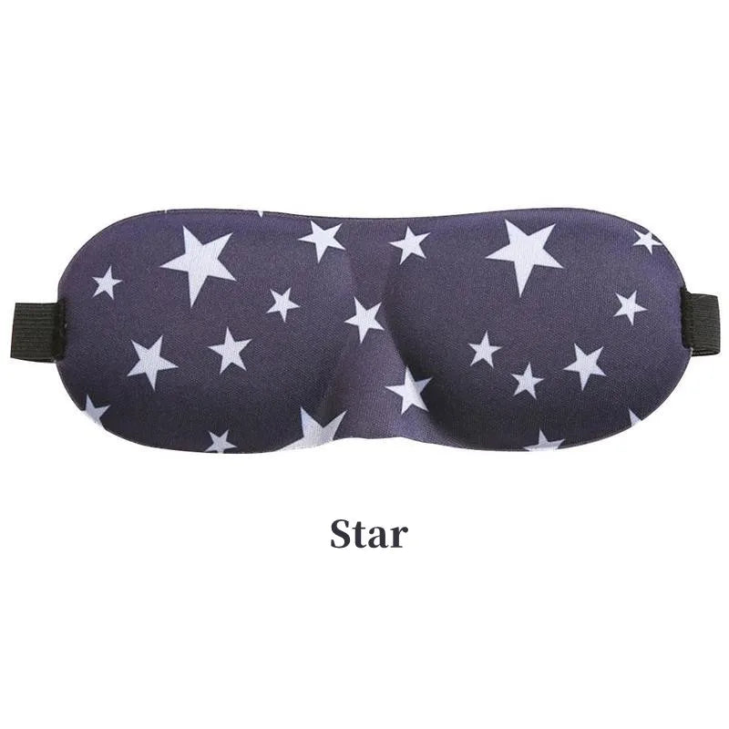 3D Sleep Mask Eyepatch Natural Block Out Light Eyeshade Cover Shade Eye Patch Women Men Soft Portable Blindfold Travel Eye Mask