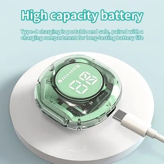 HK6TWS Bluetooth Wireless Earphones LED Power Display Stereo Sound Digital Audio No-Noise Technology for PHONE