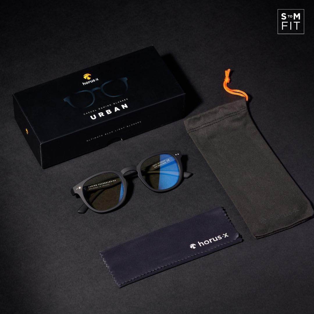 • round Blue Light Glasses Men and Women | Computer Glasses for Screens Anti-Fatigue & Eyestrain Relief