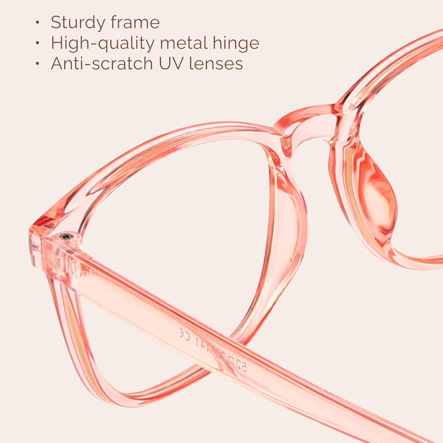 Blue Light Blocking Glasses for Computer Gaming, Fashion Fake Helps Reduce Screen Fatigue Eyeglasses for Women Men