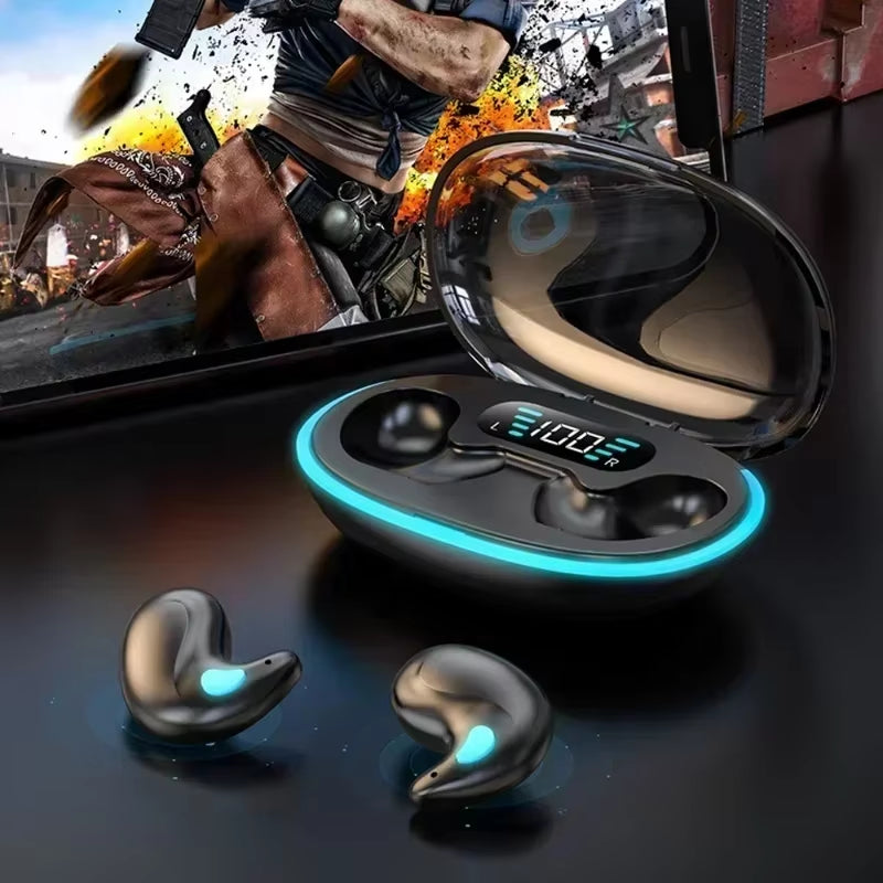 Mini Invisible Sleep Wireless Earphone Bluetooth 5.0 Hidden Earbuds IPX5 Waterproof Noise Cancelling Touch Control Headphone X55